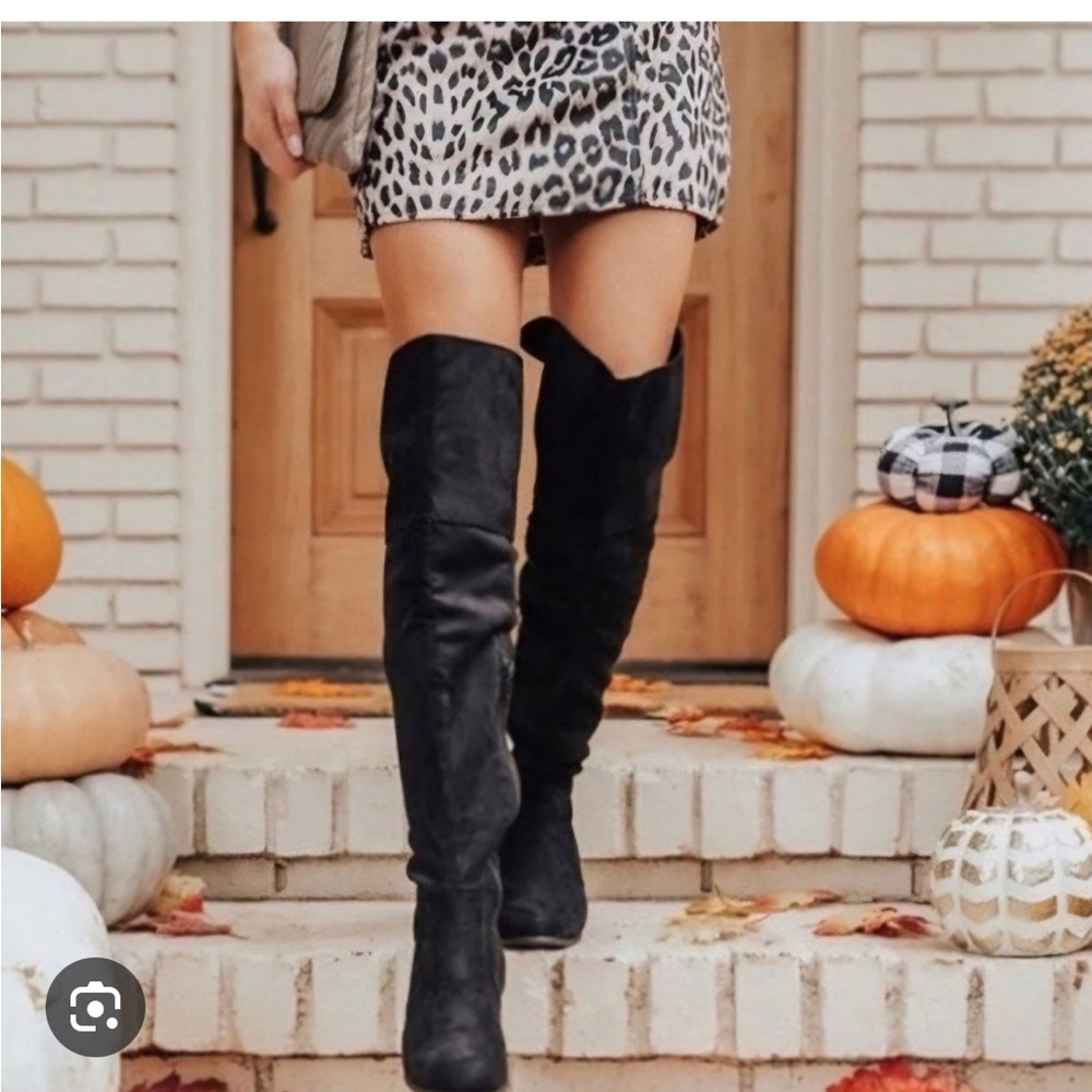 Frye Black Knee-High Boots